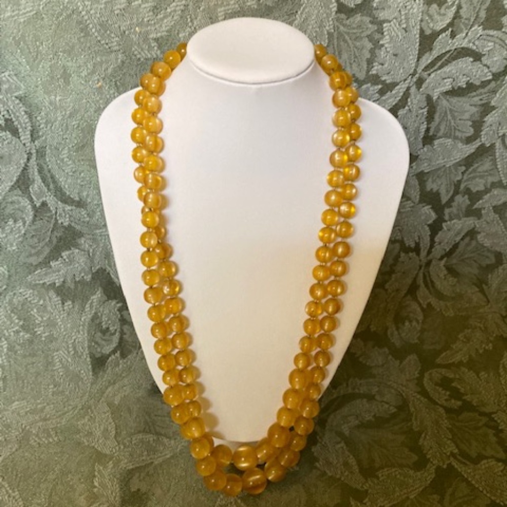 Vintage Double Strand Bead Necklace